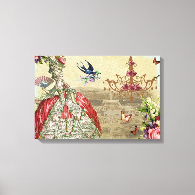 Impressão Em Tela Souvenirs de Versailles (Frente)