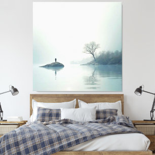 Impressão Em Tela Sozinho na Design de Mist