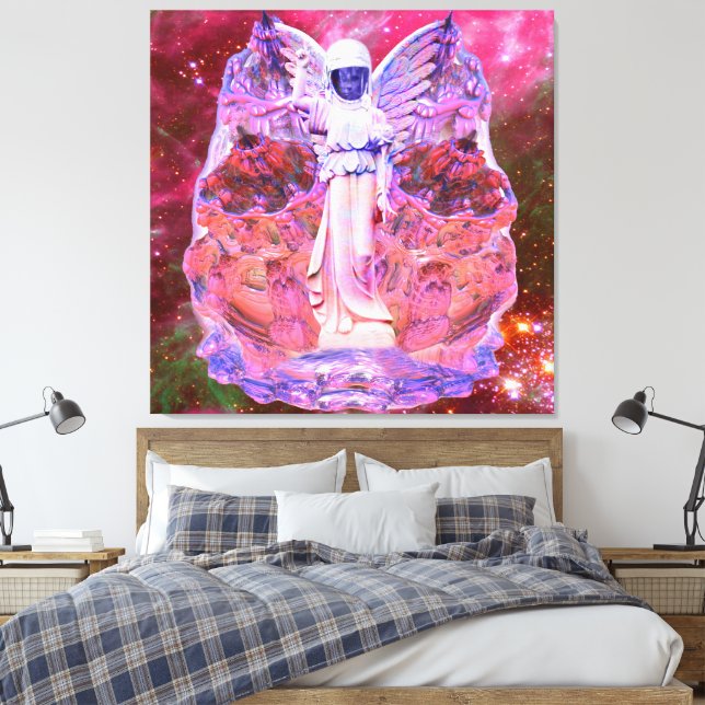 Impressão Em Tela Space Angel (Insitu(Quarto))