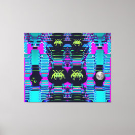 Impressão Em Tela Space Invasion from the Tariff Kings