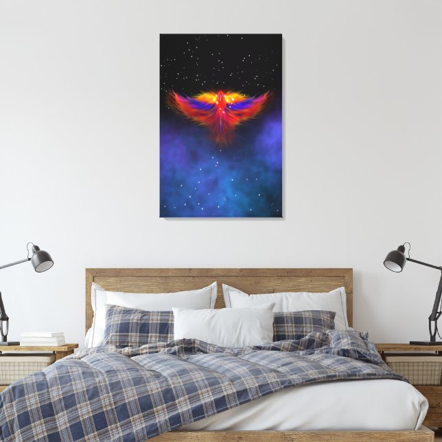 Impressão Em Tela Space Phoenix Nebula (Insitu(Quarto))