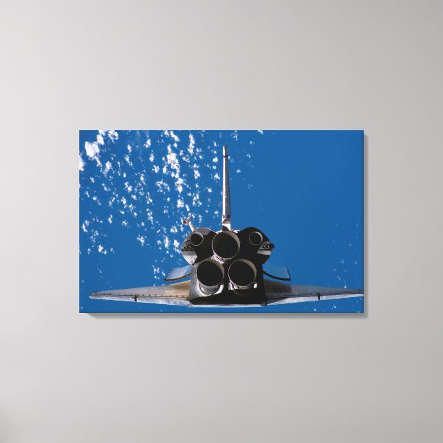 Impressão Em Tela Space Shuttle Atlantis (Frente)