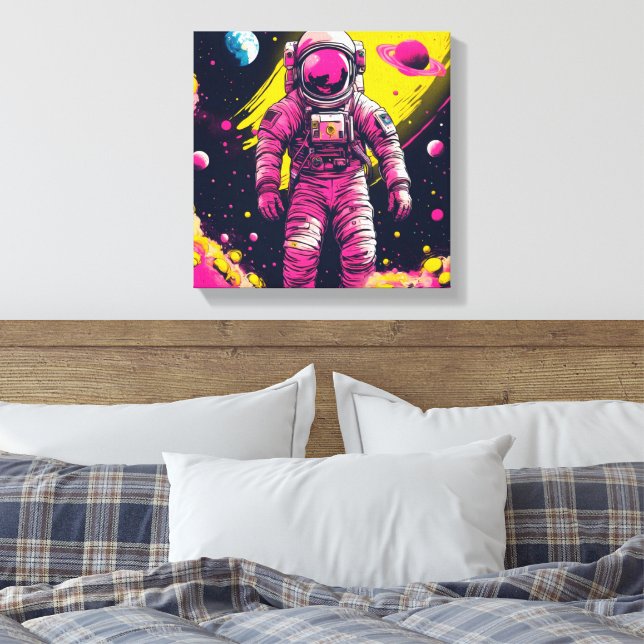 IMPRESSÃO EM TELA SPACEWALK-EVA 9 (Insitu(Quarto))