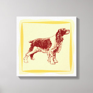 Impressão Em Tela Spaniel Dog