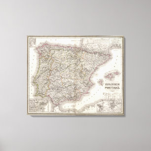 Impressão Em Tela Spanien, Portugal