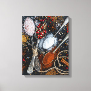 Impressão Em Tela Spice Kitchen Wall Art