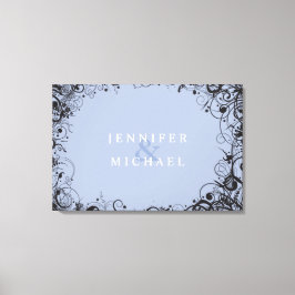 Impressão Em Tela SPIRALS & STARS Conselho de Entrada de Casamento J