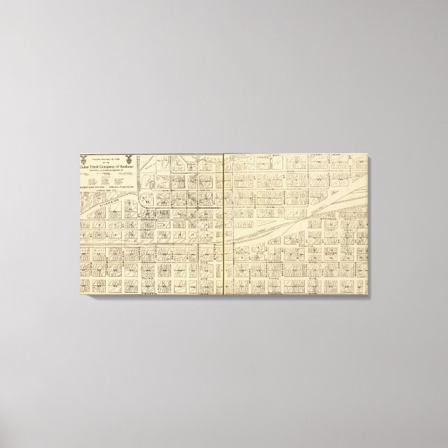 Impressão Em Tela Spokane (Frente)