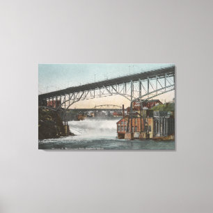 Impressão Em Tela Spokane, Washington - Rua Monroe