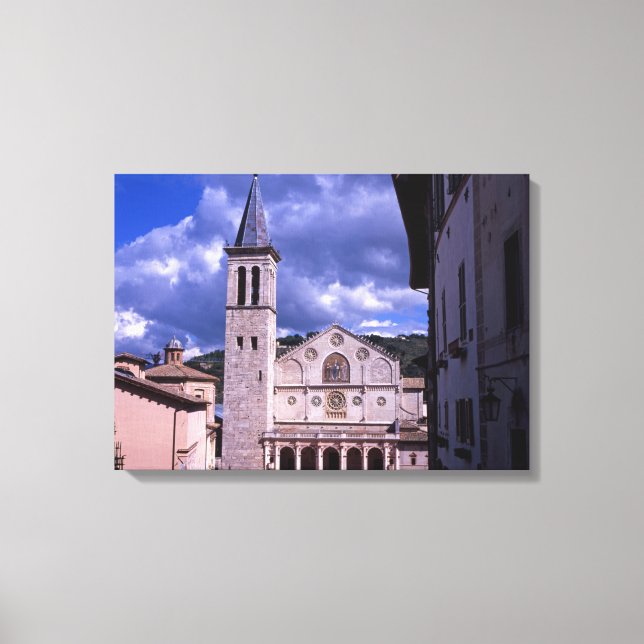Impressão Em Tela Spoleto Úmbria Itália (Frente)
