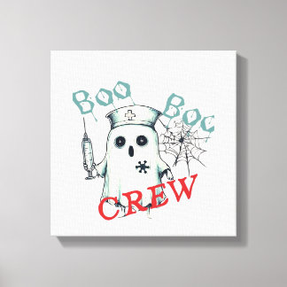 Impressão Em Tela Spooky Nurse Ghost Haunted Hospital Crew Ghostly N