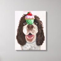 Springer Spaniel com Cupcake