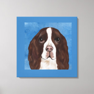 IMPRESSÃO EM TELA SPRINGER SPANIEL INGLÊS