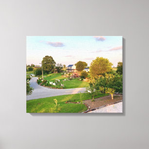 Impressão Em Tela Springtime em Rocky Hill - Quieto Ember