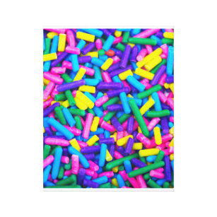 Impressão Em Tela Sprinkles de doce multicolorido