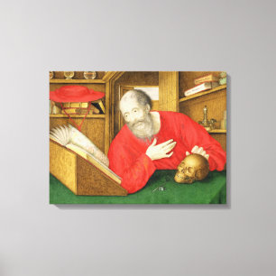 Impressão Em Tela St Jerome em seu estudo, 1650 (bodycolour e w/c