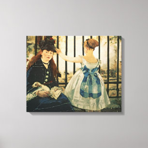 Impressão Em Tela St. Lazare de Manet Gare, 1872-3