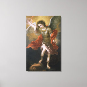 Impressão Em Tela St Michael banishes o diabo ao abismo