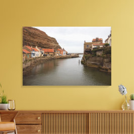 Impressão Em Tela Staithes Atemporais: Onde o Beck Encontra o Mar