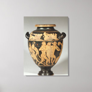 Impressão Em Tela Stamnos, cena de Dionysiac, Etruscan