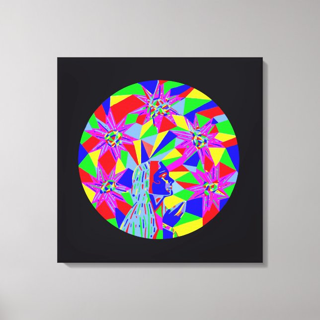 Impressão Em Tela Star Seeker (Frente)