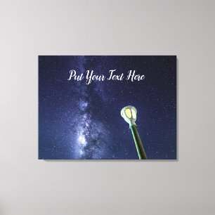 Impressão Em Tela Starry Night Milky Way Galaxy Stars Sky 