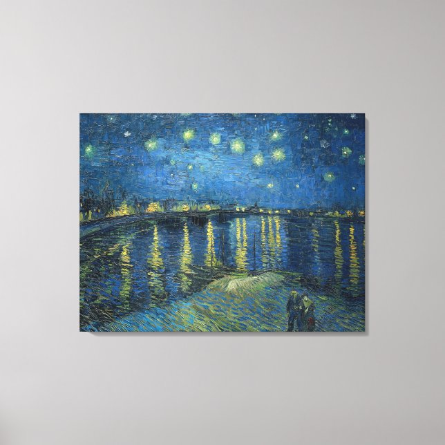 Impressão Em Tela Starry Night Over the Rhone (Frente)