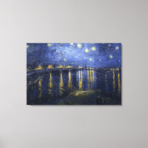 Impressão Em Tela Starry Night Over the Rhone