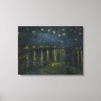 Impressão Em Tela Starry Night Over the Rhone - Van Gogh