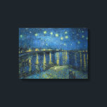 Impressão Em Tela Starry Night Over the Rhone Vincent van Gogh<br><div class="desc">Starry Night Over The Rhone foi pintado em 1888 por Vincent Van Gogh (óleo na canvas). A pintura capturou a noite ao redor do Rio Rhone. O desafio de pintar à noite fascinou van Gogh e, ao pintar a Noite Estrelada sobre o Ródano, escolheu um ponto de vantagem que lhe...</div>