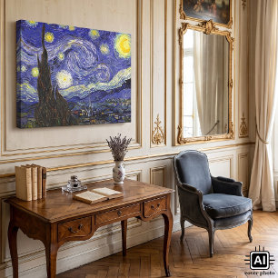 Impressão Em Tela Starry Night por Vincent van Gogh