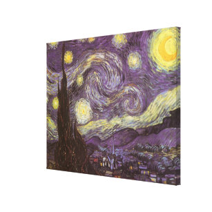 Impressão Em Tela Starry Night por Vincent van Gogh, Vintage Fine Ar