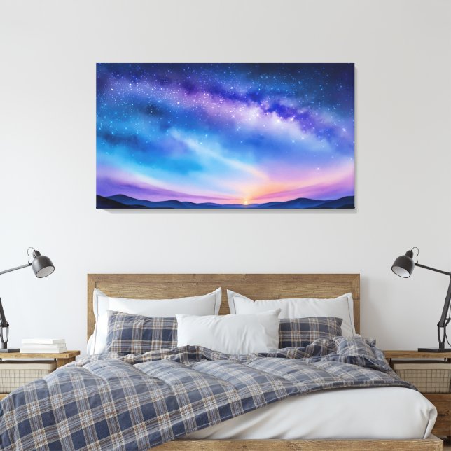 Impressão Em Tela Starry Night Sky (Insitu(Quarto))