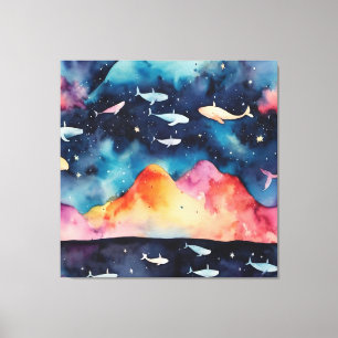 Impressão Em Tela Starry Seascape