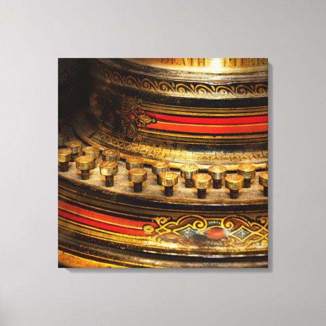 Impressão Em Tela Steampunk - Escritor da morte (Frente)