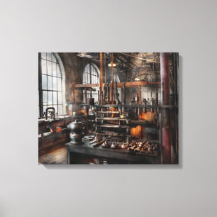 Impressão Em Tela Steampunk - sala - estúdio de Steampunk