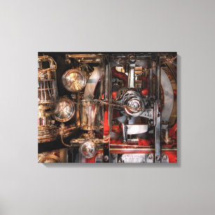 Impressão Em Tela Steampunk - verifique os calibres