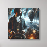 Steampunk Vintage Comandante do Ar Espacial Vitori