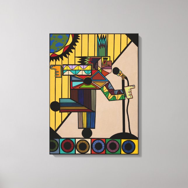 Impressão Em Tela "Steel Pulse" por Ruchell Alexander (Frente)