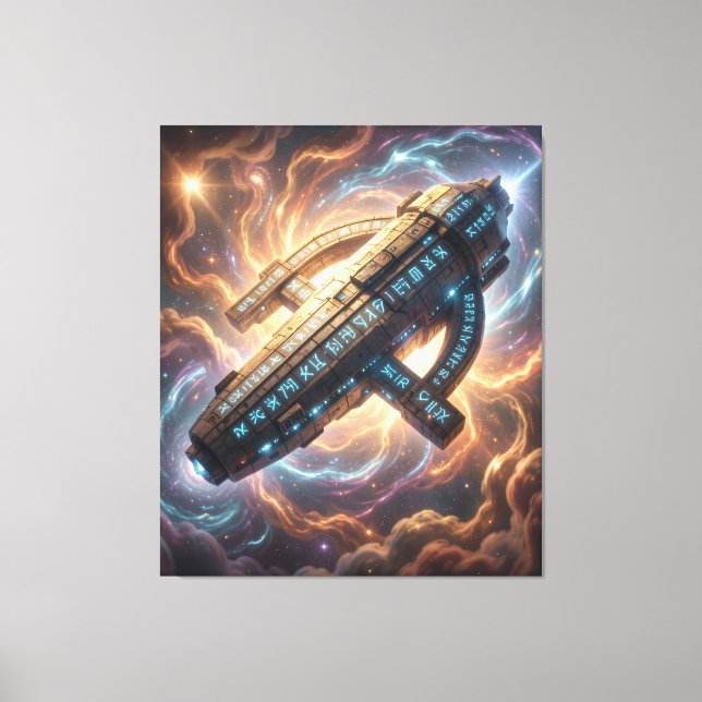 Impressão Em Tela Stellar Path – Journey Through the Universe´5 (Frente)