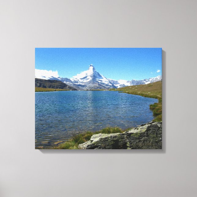 Impressão Em Tela Stellisee, Alpes Valais (Frente)
