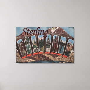 Impressão Em Tela Sterling, Colorado - grandes cenas da letra