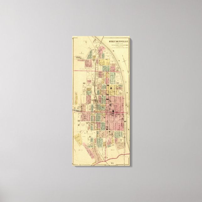 Impressão Em Tela Steubenville, Ohio 2 (Frente)