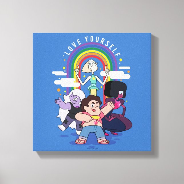 Impressão Em Tela Steven Universe - Ame-se (Frente)