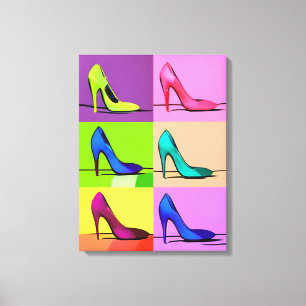 Impressão Em Tela Stiletto Pumps, High Heels Poster Art