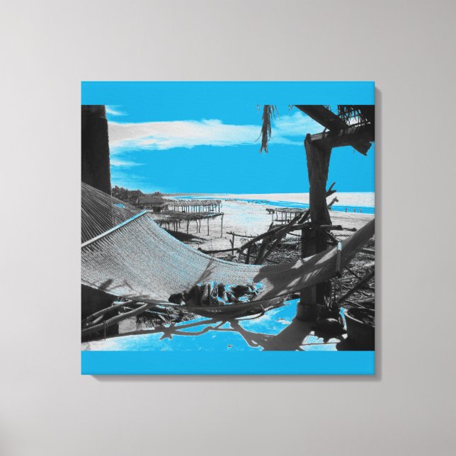 Impressão Em Tela Stone Island Hammock B+W (Frente)