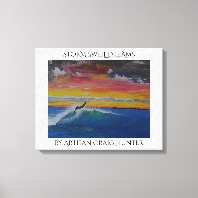 IMPRESSÃO EM TELA STORM SWELL DREAMS (Frente)