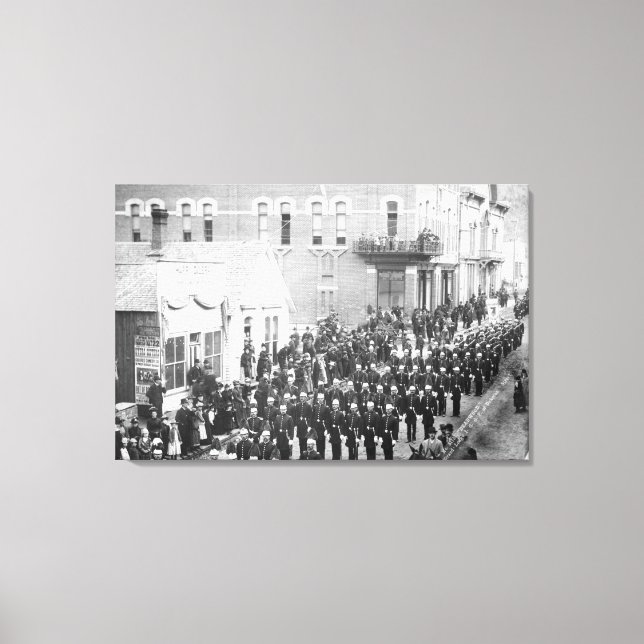 Impressão Em Tela Street Parade em Deadwood, SD Photoshop (Frente)