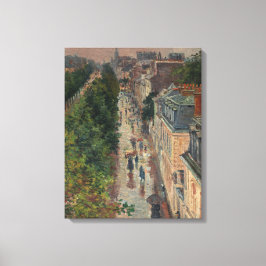 Impressão Em Tela Street Scene em Paris, França (por Maximilien Luce