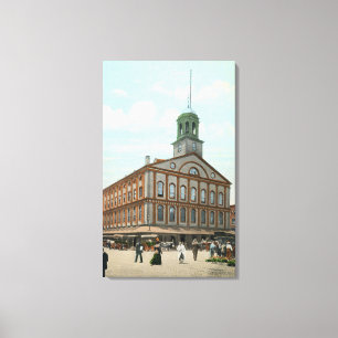Impressão Em Tela Street View do Faneuil Hall